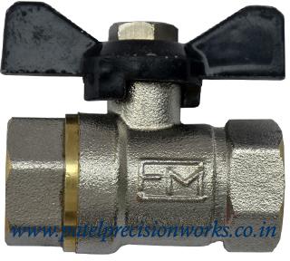 High Pressure Stainless Steel Butterfly Handle Ball Valve, for Industrial, Size : Standard