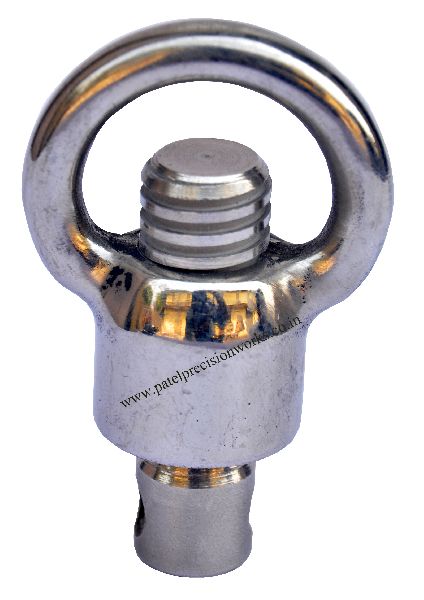 Round Stainless Steel Ring Nut With Bolt, for Industrial Use, Length : 0-5inch, 5-10inch