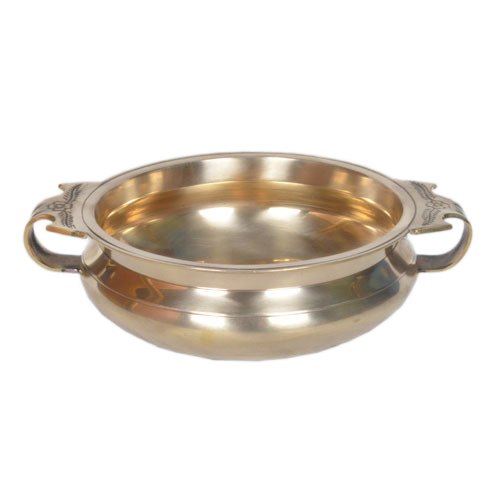Round brass bowl, for Home, Features : Exclusive design, Perfect finish, Eye catching gaze