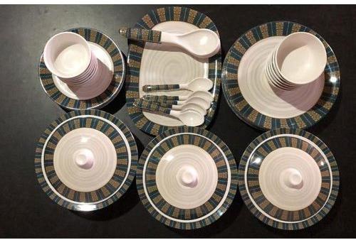 41 Piece Round Melamine Dinner Set