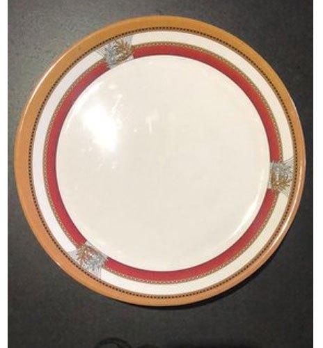 C-111 Melamine Round Dinner Plate, for Restaurant, Pattern : Plain