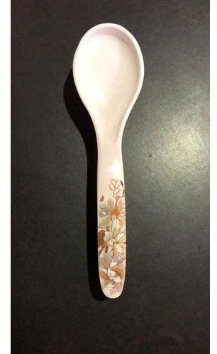 Dine Royal Polished Melamine Serving Spoon, for Home, Size : 8 Inches