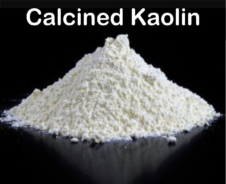 Calcined Kaolin, Color : White Dried, Form : Powder