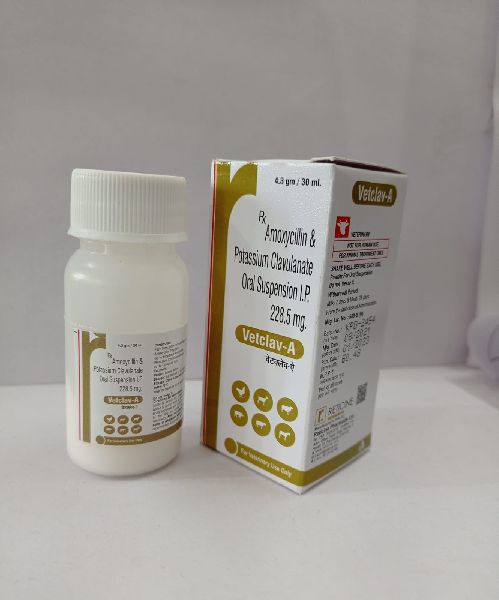 AMOXYCILLIN & POTASSIUM CLAVULANATE ORAL SUSPENSION 228.5MG (30ML)