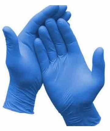 Plain Nitrile examination gloves, Size : 7 inches