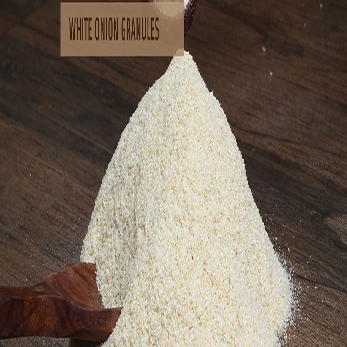 Dehydrated white onion granules