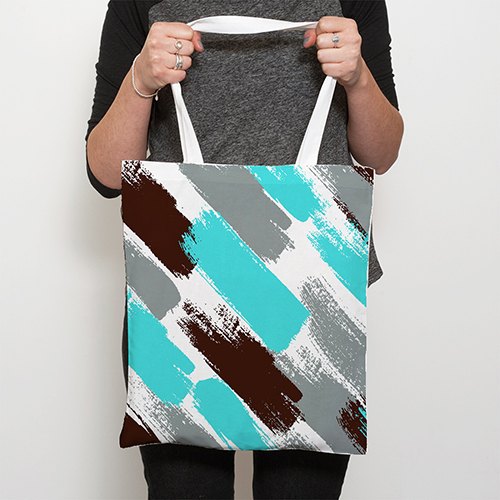 Printed Cotton Tote Bags, Size : 40x40 cm