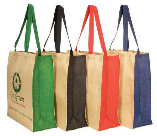 Plain Jute Carry Bags, Color : Brown