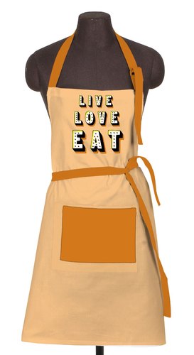 Cotton kitchen apron, Size : Free Size