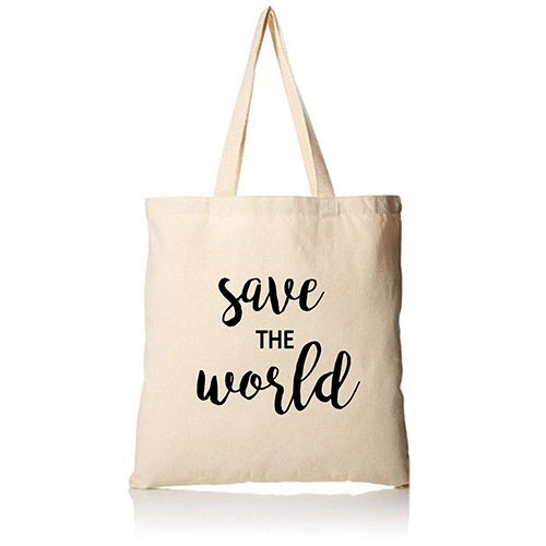 Save The World Print Promotional Bag, Capacity : 10kg