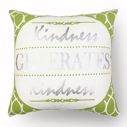 Text Print Bright Cushion