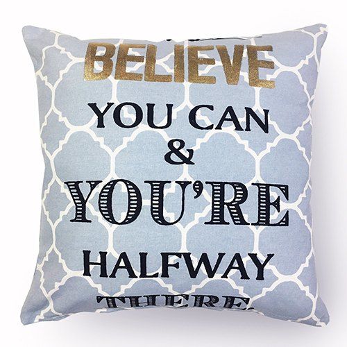 Text Print Cushion
