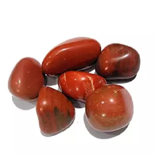 Polished Gemstone Red Jasper Tumbled Stone, Feature : Durable