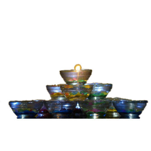 Round Soy Wax Decorative Candle, Color : Multicolor