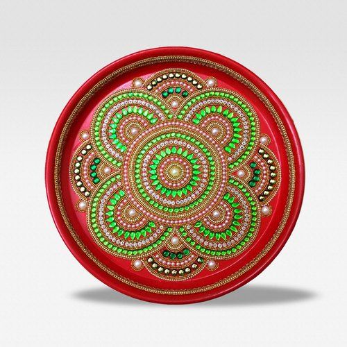 Handcrafted Decorative Puja Plate