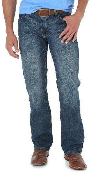 Mens Bootcut Jeans, Technics : Washed, Occasion : Casual Wear, Party ...