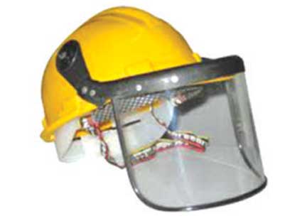 FACE SHIELD WITH HELMET