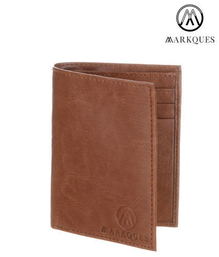 MARKQUES PU Leather Mens Card Holder Wallet, Design Type : Plain