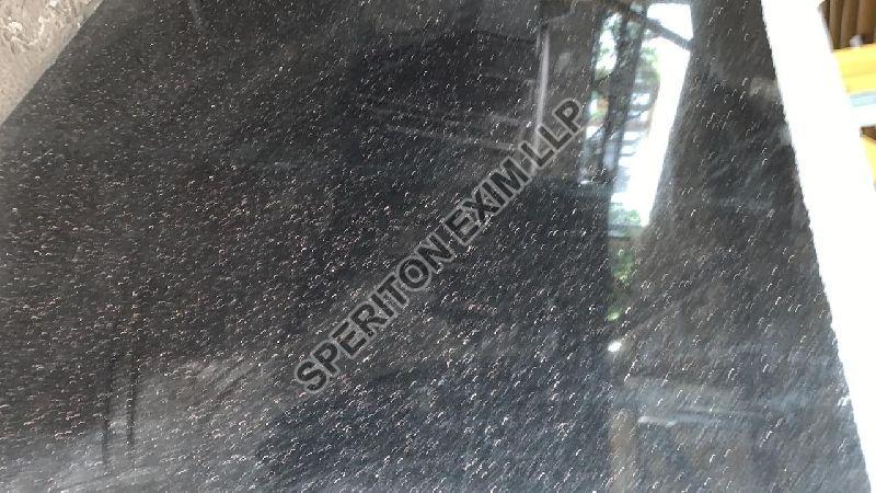 Bush Hammered Black Galaxy Granite Slabs, for Countertop, Flooring, Hardscaping, Size : 800x2400mm