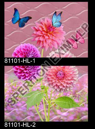 CERAMIC Flower Wall Tiles, Size : 300X450mm