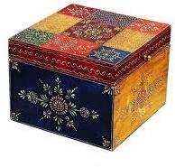 Rectangular Handicraft Wooden Box, for Storing Jewelry, Style : Antique