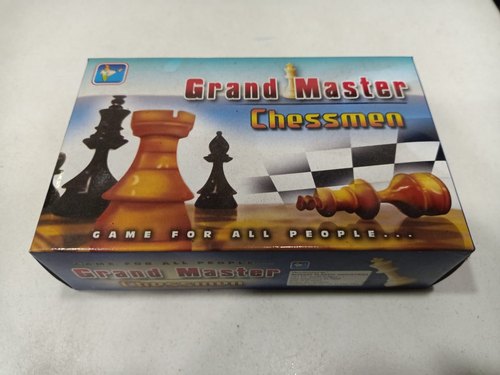 Square Plastic Grand Master Chess set, Packaging Type : Box