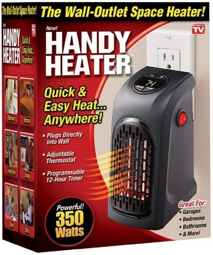 Handy Room Heater, Power : 350 watt