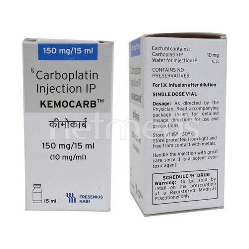 Carboplatin Injection, Packaging Size : 150mg/15ml