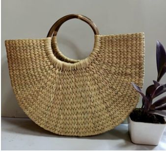 U Shaped Kauna Grass Purse, Size : 20X10X3cm, 30X20X6cm, 40X30X9cm