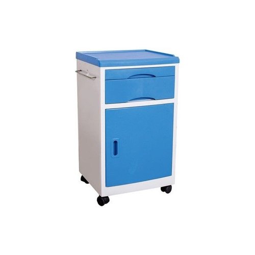 Stainless Steel Bedside Locker, Color : Blue