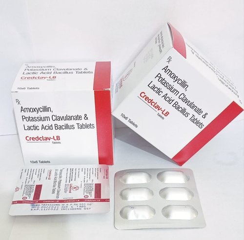 Amoxicillin Potassium Clavulanate and Lactic Acid Bacillus Tablets