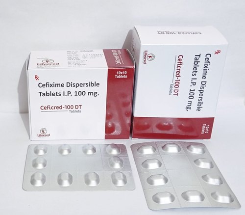 Cefixime Dispersible 100mg Tablets