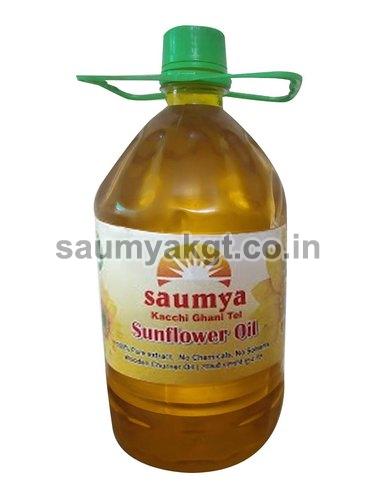 Edible 5 Ltr Sunflower Oil, Packaging Size : 5L