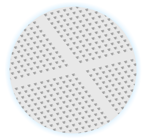 Gyproc Dotted Perforated Gypsum Ceiling Tiles, Shape : Round
