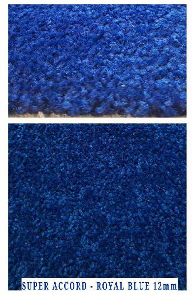 12mm Royal Blue Cut Pile Carpet, Packaging Type : Carton Box