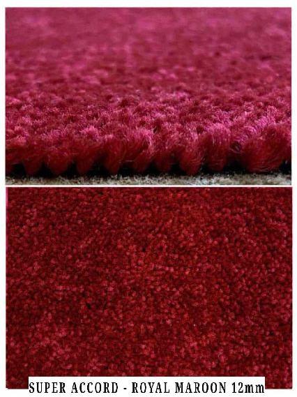 12mm Royal Maroon Cut Pile Carpet