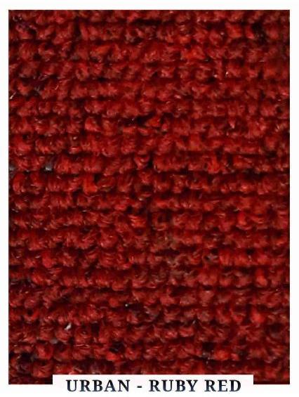 Ruby Red Machine Tufted Loop Pile