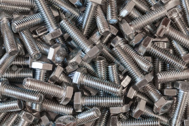 Metallic Round Polished Alloy Metal Bolts, for Fittings, Size : Standard