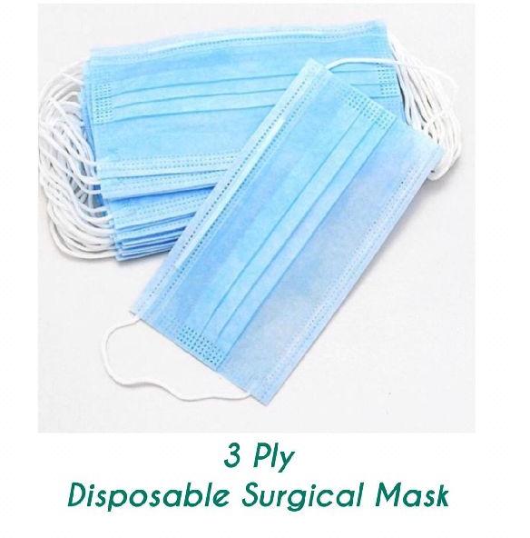 Disposable 3 ply mask