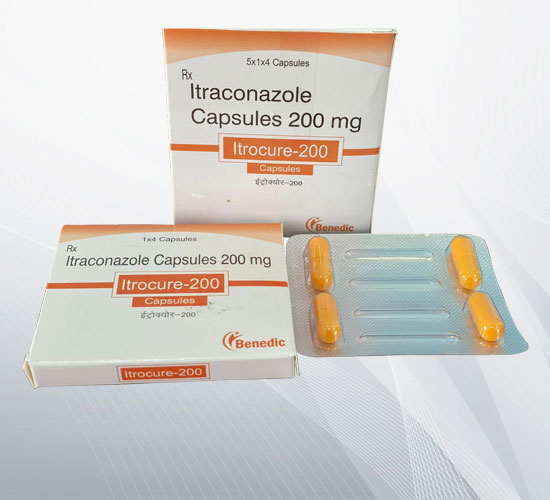 Itrocure 200mg Capsule, Grade Standard : Medicine Grade