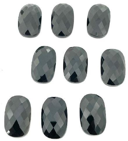 Octagonal Polished Black Onyx Gemstones, for Jewelry, Style : Fashionable