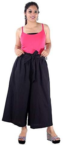 Plain High Waist Culotte Pant, Size : Medium, Large, X Large, XX Large