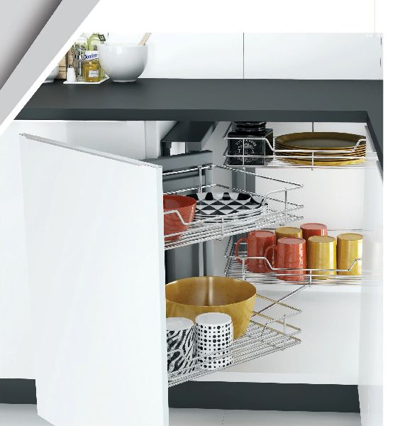 Stainless Steel Kitchen Magic Corner, for Easy To Fit, Compact Size