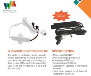 Door Cabinet Sensor, for Door  , Power : 12 V