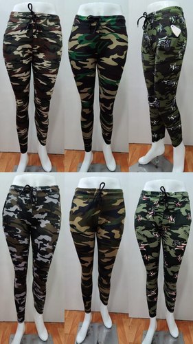 Army Print Jeggings, Size : Small, Medium, Large