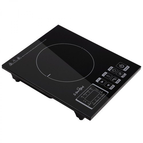 Stainless Steel Induction Cooktop, Color : Black