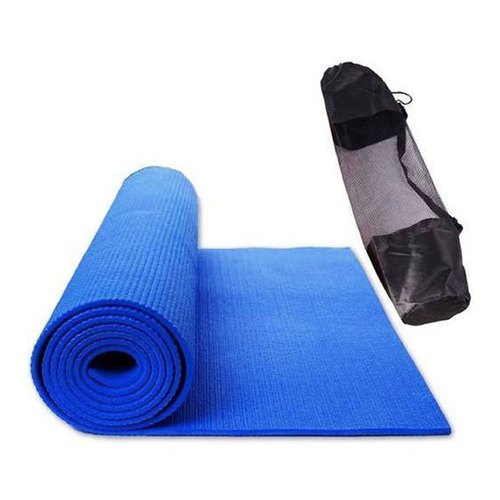 PVC Yoga Mat, Color : Blue
