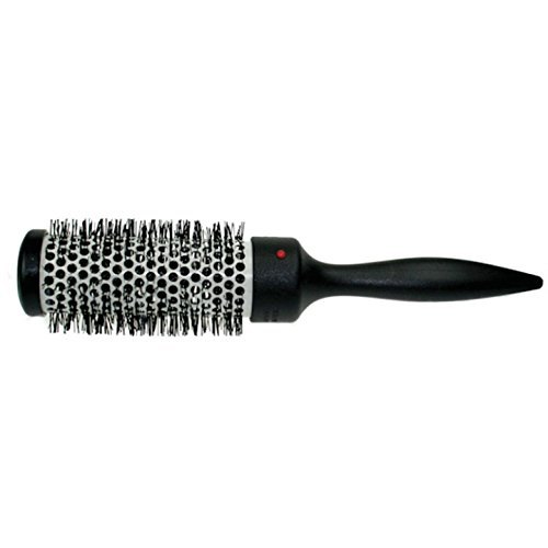Hot Curling Round Hair Brush, Color : Black