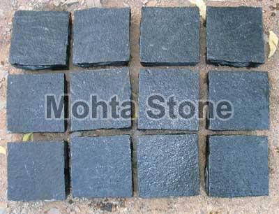 Polished Marble Granite Black Lime Cobble, for Floor, Feature : Attractive Look, Durable, Easy To Fit