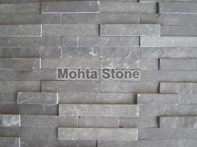 Grinded Calibrated Black Slate Wall Stone, for Construction, Flooring, Feature : Antibacterial, Durable